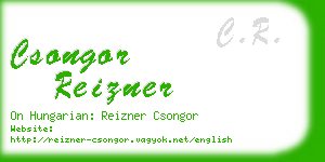 csongor reizner business card